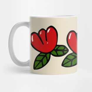 3 shiny tulips Mug